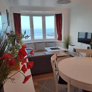 Met Prachtig Zicht Op Zee Oostende
